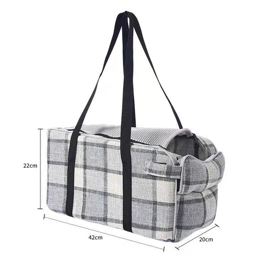 Travel Pet Seat Bag – Secure & Cozy for On-the-Go Adventures