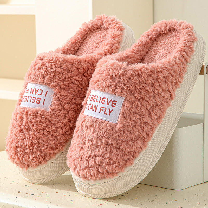 Non-Slip Indoor & Outdoor Warm Fluffy Slipper Slides