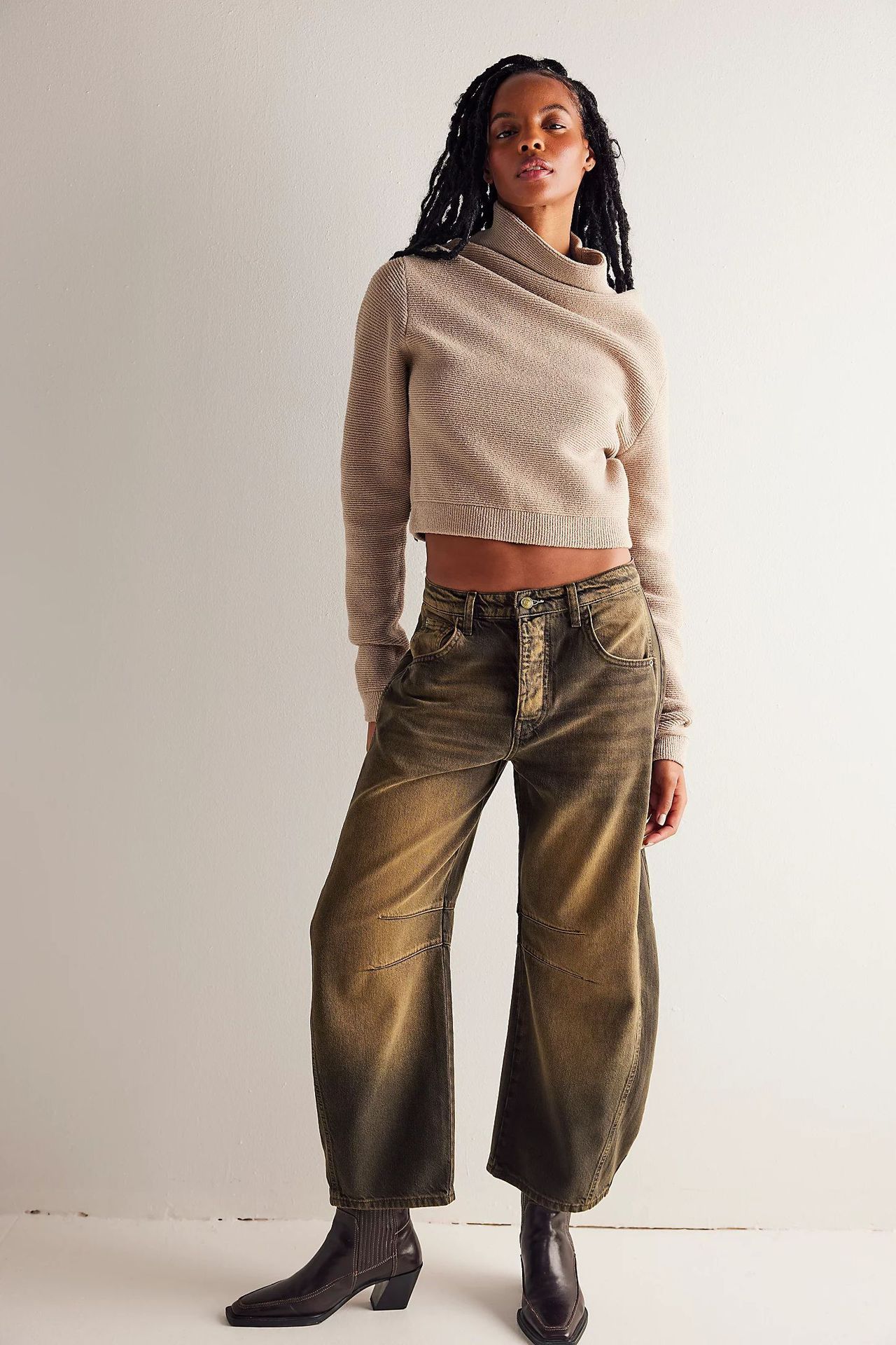 Ezzilife pants, Baggy Barrel Jeans – High Stretch Casual Fit