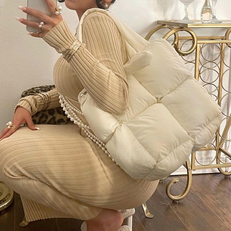Padded Jacket Bag – Fashionable & Spacious Tote