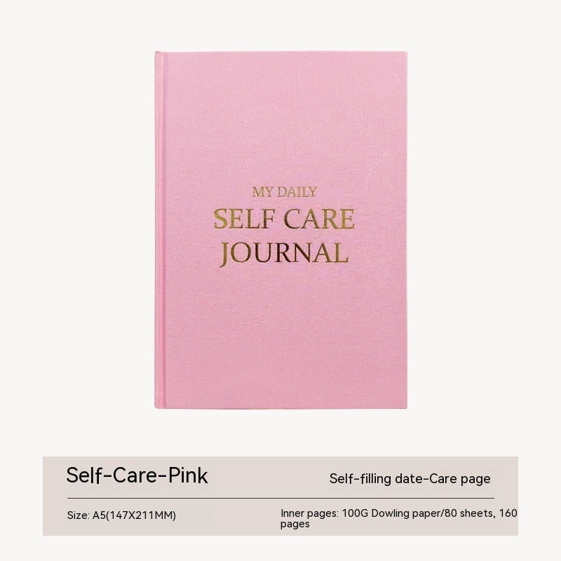 Cloth-Bound Boys' Diary, Daily Self-Care & Reflections