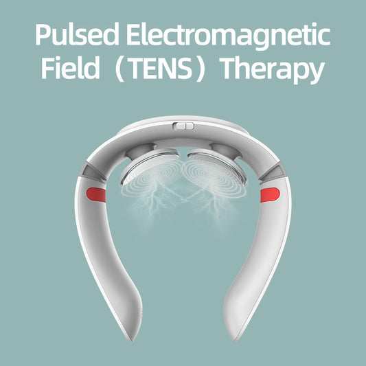 Pulsed electromagnetic field therapy rechargeable neck massager for Pain Relief – Made for SA Comfort