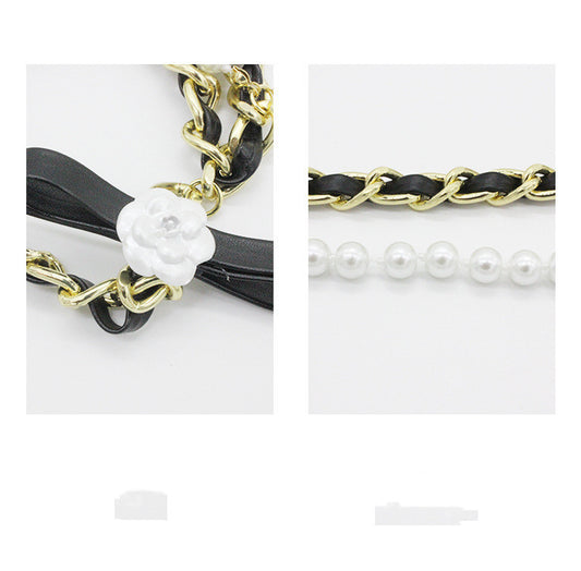 Pearl Waist Chain Female Small Fragrance Accessories Metal