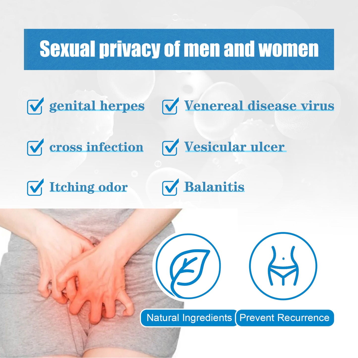 Skin Care Spray Inner Thigh Skin Moisturizing Skin Care Solution