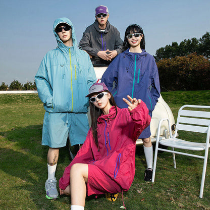 Sun Protection Clothing Suit Men's And Women's Same Quick-drying Shorts Nylon