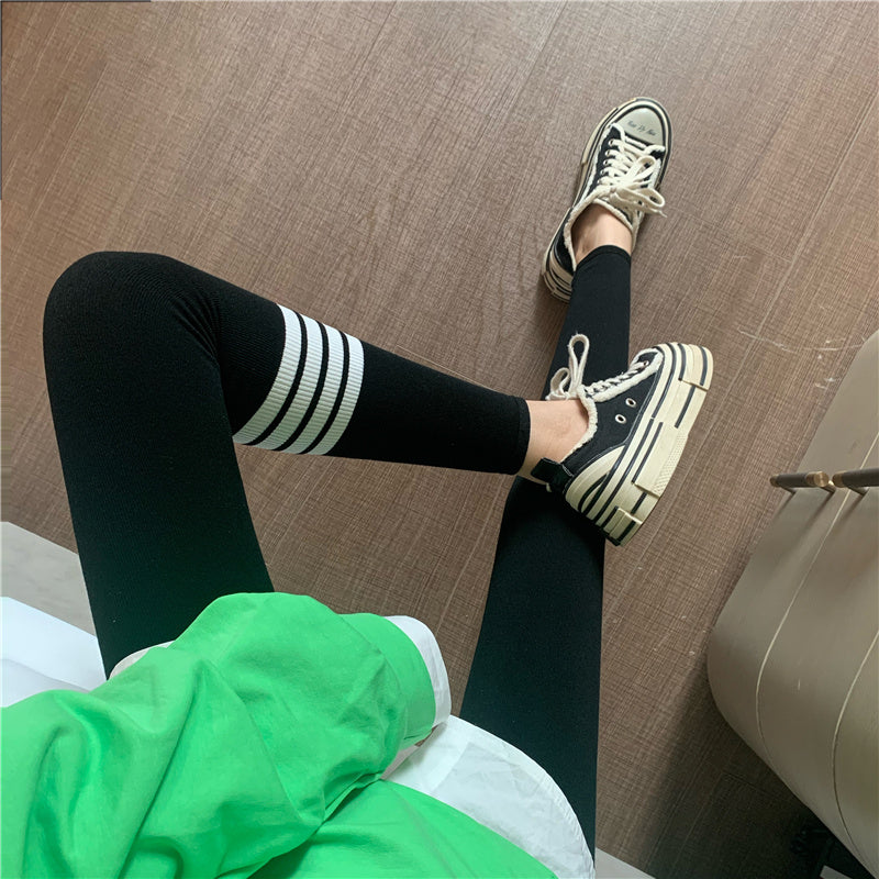 Add velvet and thickened leggings