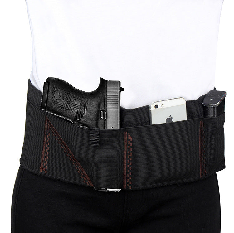 Outdoor sports women's waist holster embroidery