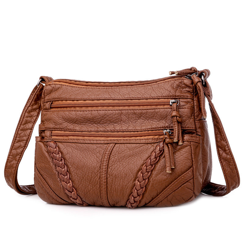 Ladies Soft Leather & Spacious Shoulder Designer Bag