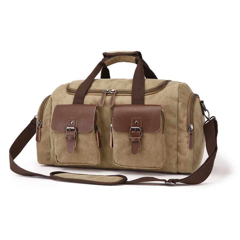 European & American Style Canvas  Travel Portable Bag