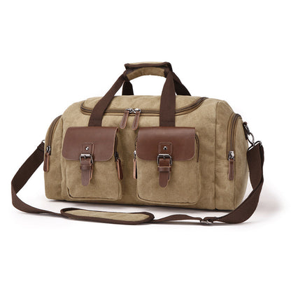 European & American Style Canvas  Travel Portable Bag