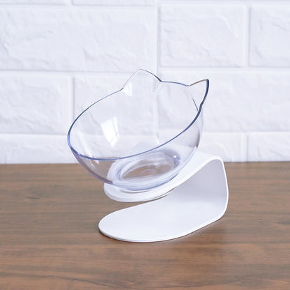Ezzilife Raised Cat Food Bowl – Protects Neck & Spine
