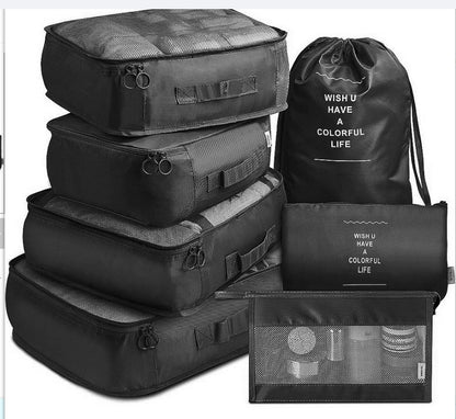 8-Piece Travel Luggage Organizer Packing Cube Set Bags