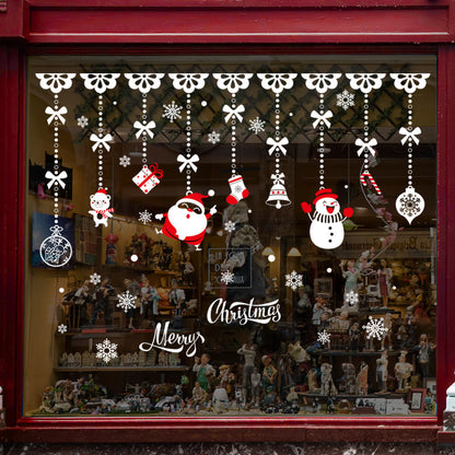 Christmas glass stickers