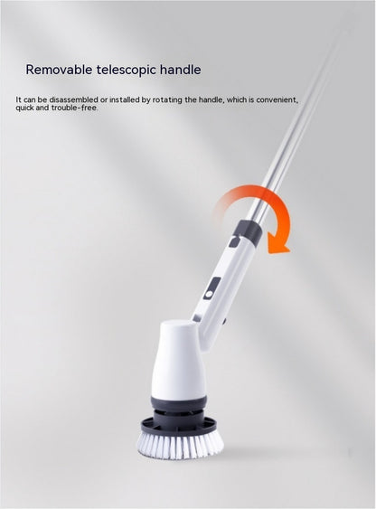 Electric Scrub Brush – 7-in-1 Bathroom & Floor Cleaner