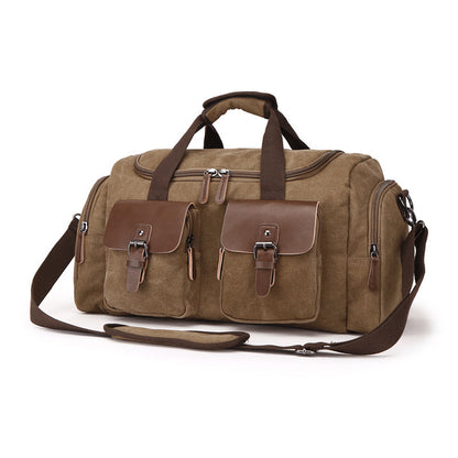 European & American Style Canvas  Travel Portable Bag