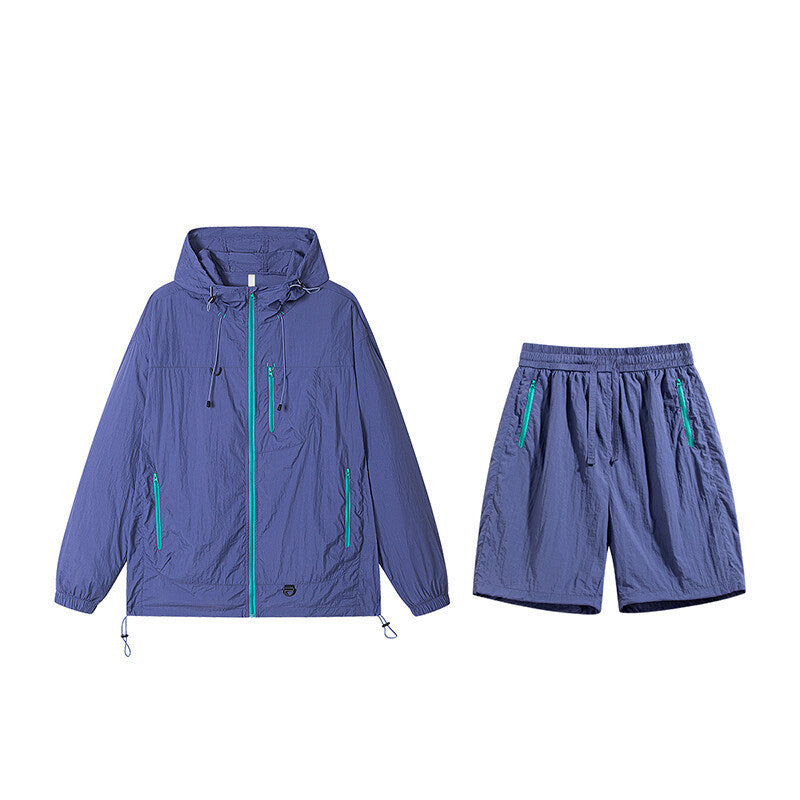 Sun Protection Clothing Suit Men's And Women's Same Quick-drying Shorts Nylon