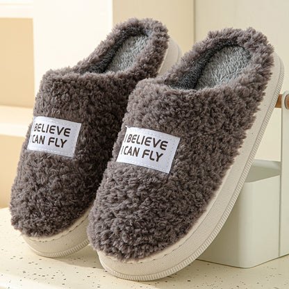 Non-Slip Indoor & Outdoor  Warm Fluffy Slipper Slides