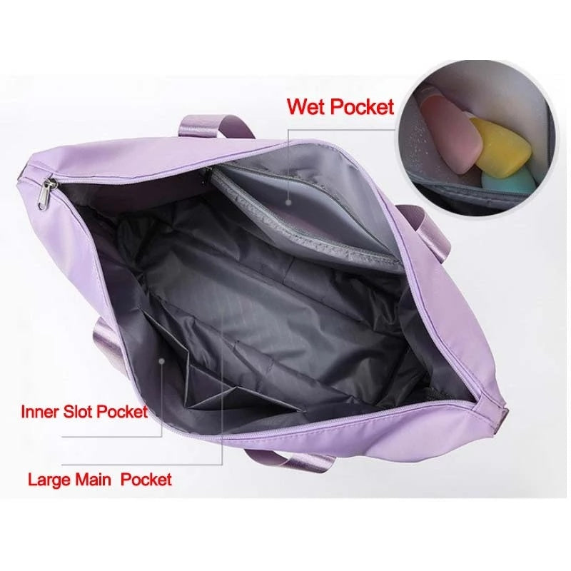 Foldable Waterproof Large Capacity Weekender  Travel Bag