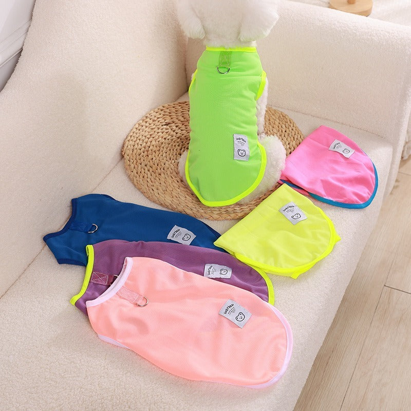 Thin Summer Clothing Teddy Pet Clothes Vest