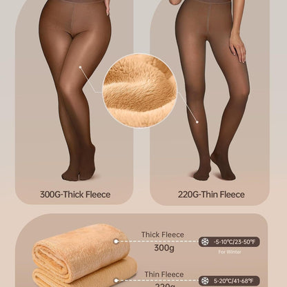 Black See-through Plus Size Women's Leggings