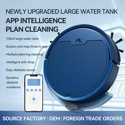 Smart Robot Vacuum – App Control, Large Tank & Strong Suction