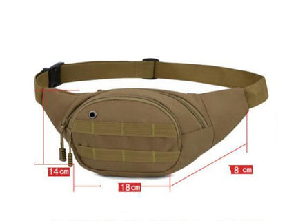 Function Large Capacity Outdoor Sports Waist Bag Camouflage Men Outdoor Pocket