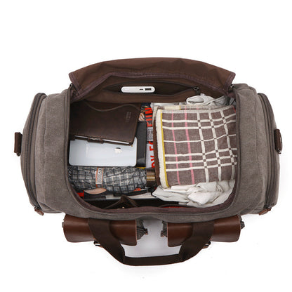 European & American Style Canvas  Travel Portable Bag