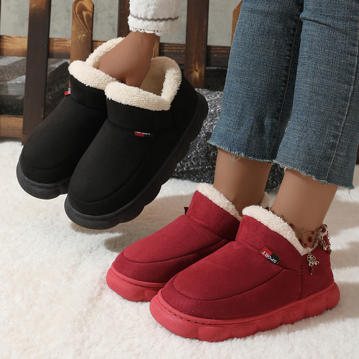 Cozy Unisex House & Garden Warm Cotton Shoes Wear
