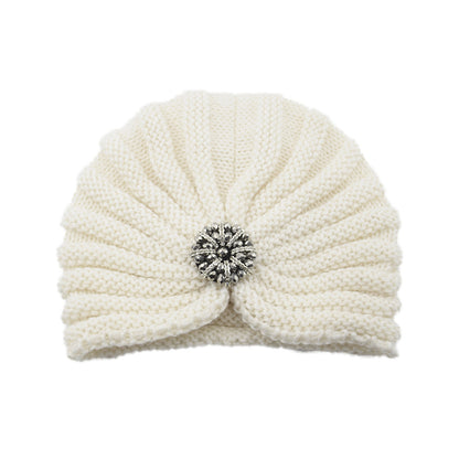 Round Beads Accessories Hat Woolen Hat Knitted Hat Bohemian Toe Cap