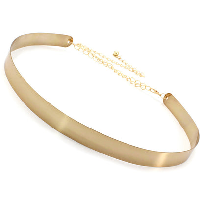 Coat Dress Iron Girdle Ladies All-match Metal Wide Accessories Waist Chain