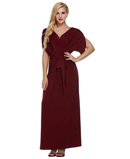 Big Size Elegant Women Long Dresses