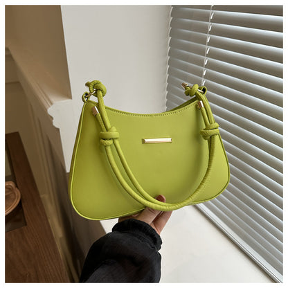 High Elegant Small Square End Armpit Bag for Women