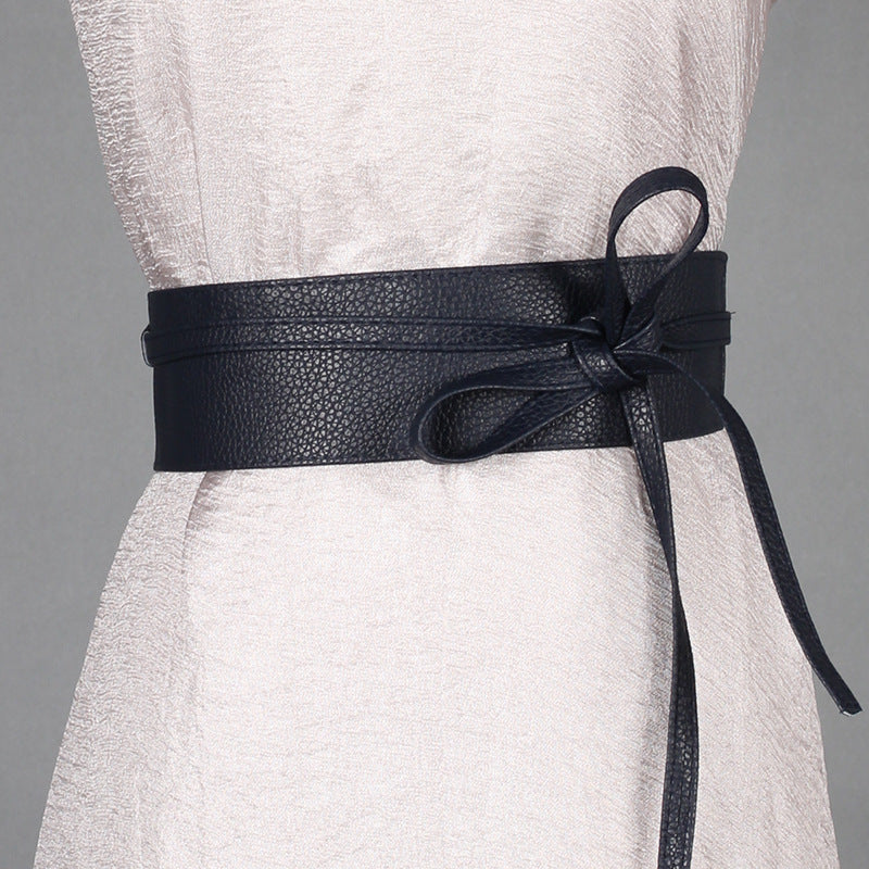 Dress Belt Ladies Clothing Accessories Wide Ribbon Bow