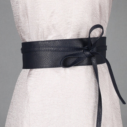 Dress Belt Ladies Clothing Accessories Wide Ribbon Bow
