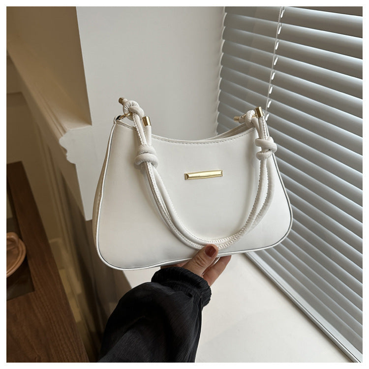 High Elegant Small Square End Armpit Bag for Women