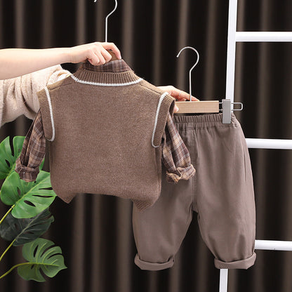 Children's Clothing Knitted Sweater Vest