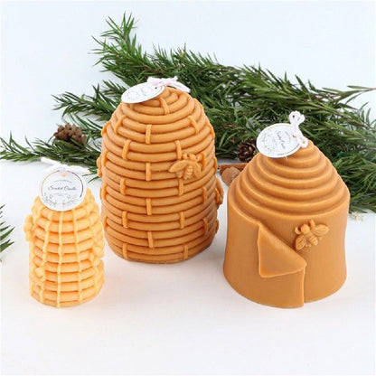 3D Honeycomb Silicone Candle Mold