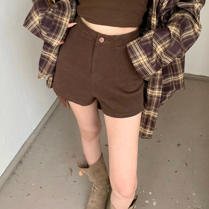 Vest High Waist Shorts Three-piece Women's Clothing