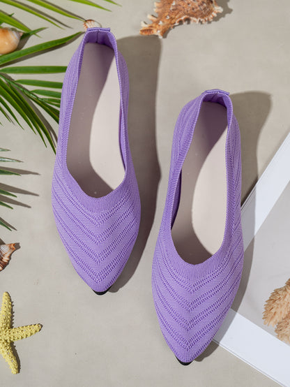 Flat Chic Pointed Toe & Comfy Designer Shoes