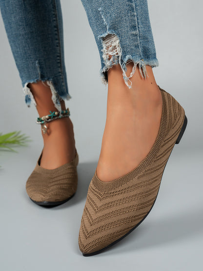 Flat Chic Pointed Toe & Comfy Designer Shoes