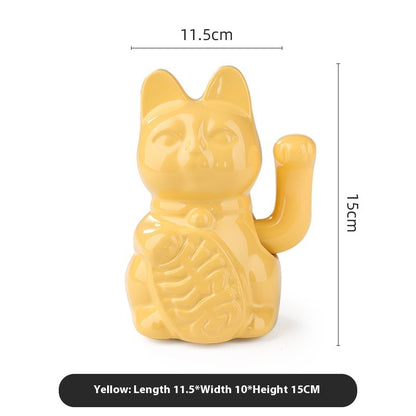 Home Living Room Home Lucky Cat Cute Desktop Decoration