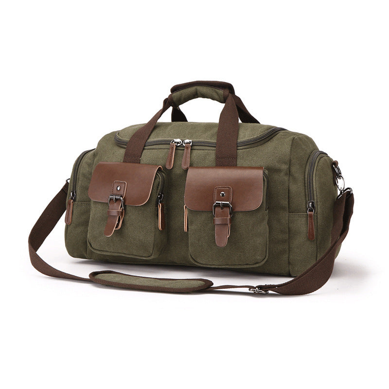 European & American Style Canvas  Travel Portable Bag