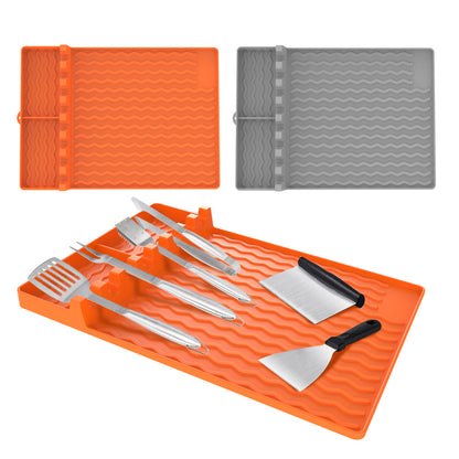 Oven Silicone Baking Tray Dustproof Cleaning Pad Barbecue Protective Pad Kitchen Gadgets