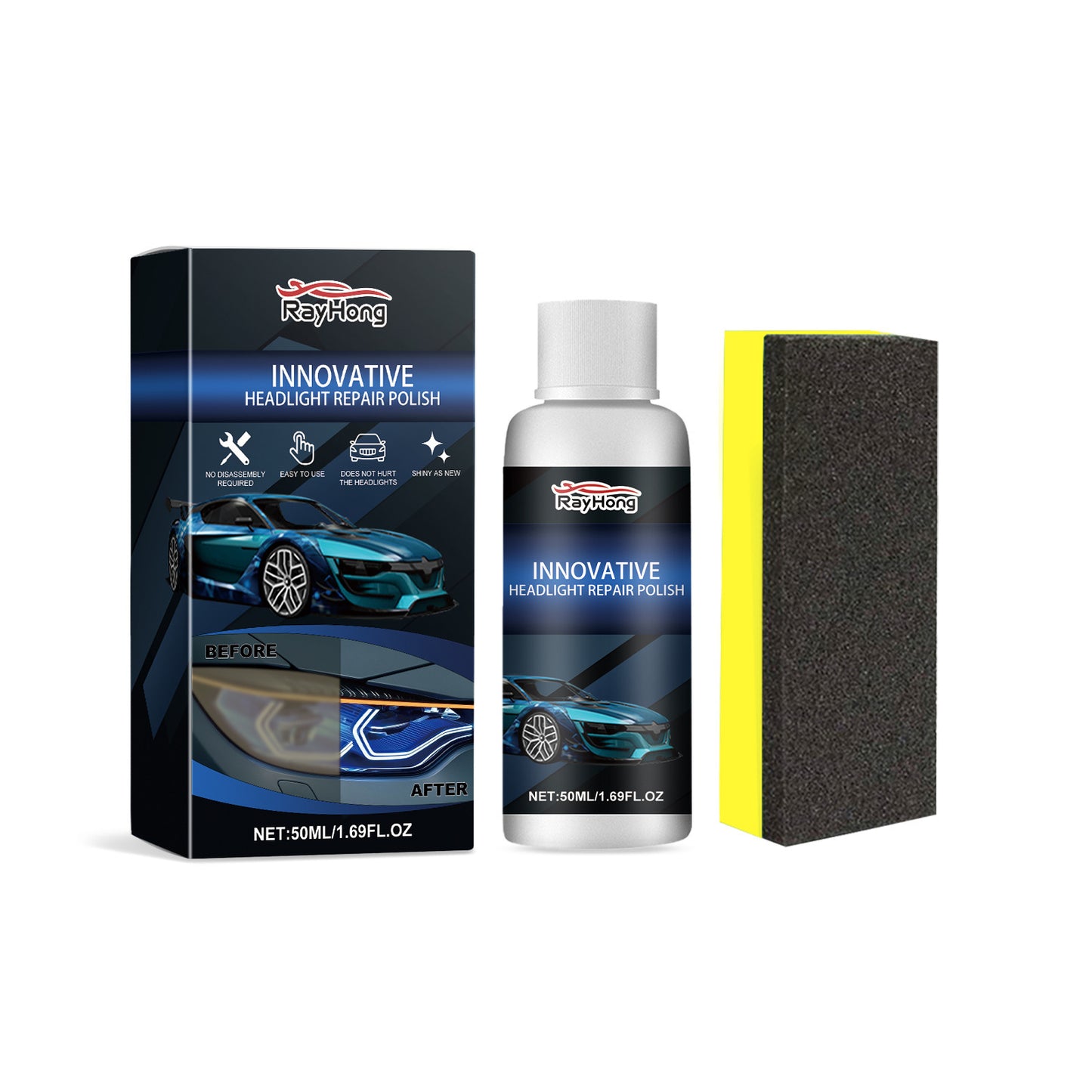 Car Headlight Care Solution Renovation Care Solution