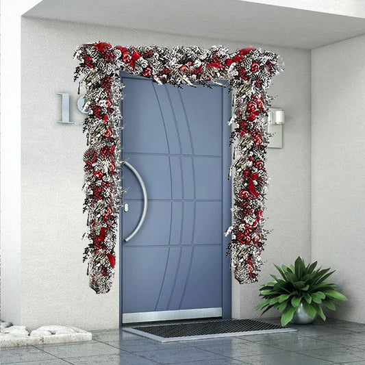 Christmas Decoration Garland Wall Hanging Door Curtain Home
