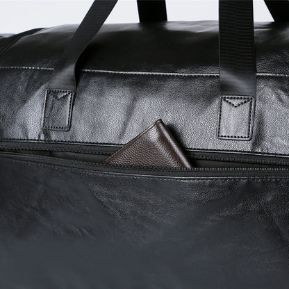 Men’s PU Leather Large Capacity Retro Designer Travel Bag