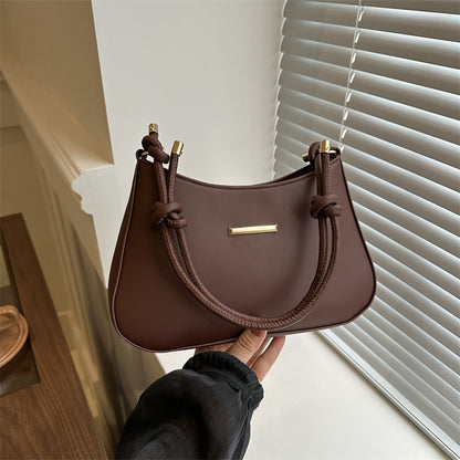 High Elegant Small Square End Armpit Bag for Women