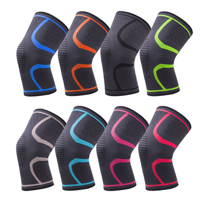 Knitted Nylon Sports Knee Pads For Outdoor Warmth