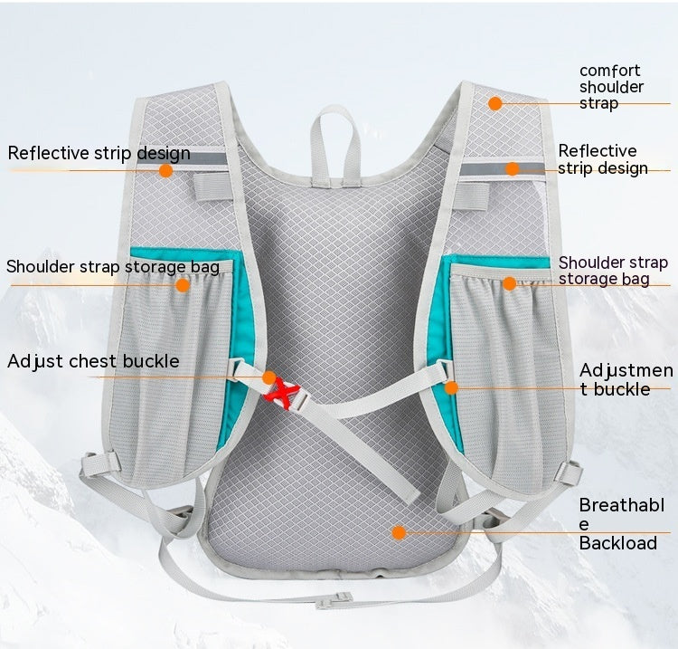 NylonCycling Sports Outdoor Waterproof Foldable Storage Light