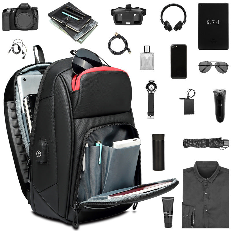Preview of Everyday Shoulder Bag for Gents – Rain-Ready & Street-Smart